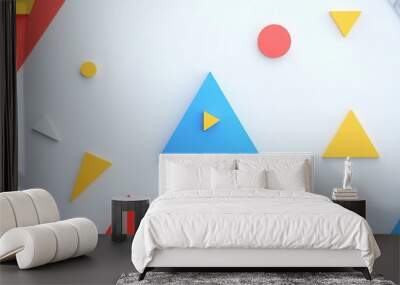 a minimalistic presentation background  Wall mural