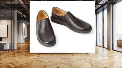 Brown male shoes Wall mural