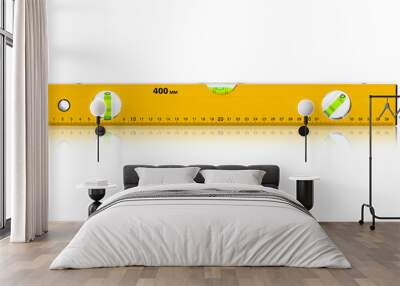 Construction level ruler Wall mural