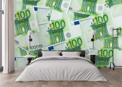 Euro background Wall mural