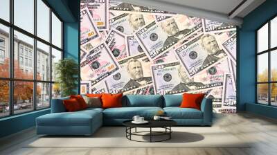 Money background Wall mural