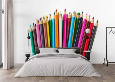 Multicolored pencils Wall mural