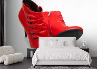 Red shoes Wall mural