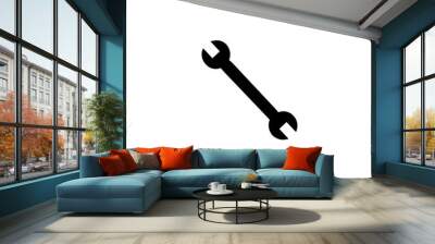 the wrench icon. bitmap illustration Wall mural