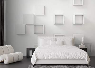 Abstract white background Wall mural