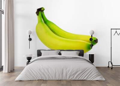 bunch with two banana isolate Wall mural