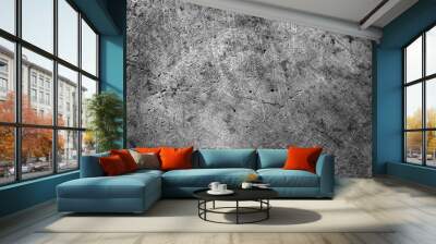 Gray metal surface. Wall mural