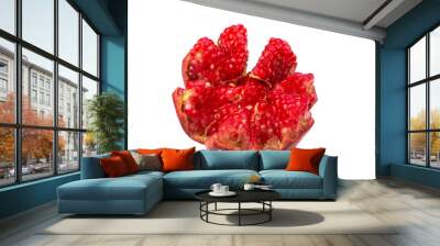 Sweet pomegranate isolated on white background. Wall mural