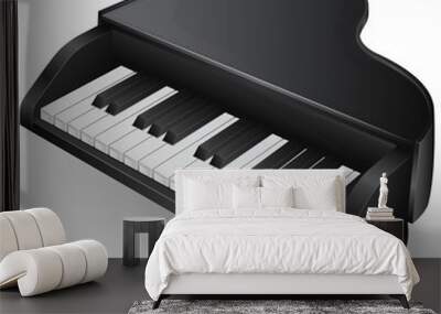 Black piano Wall mural