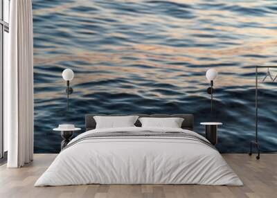 Colorful sea waves background Wall mural