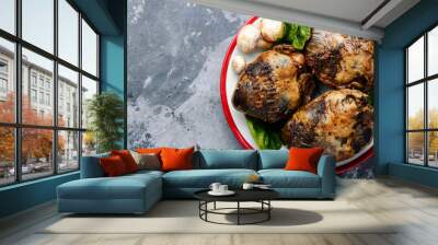 Roast pork heart Wall mural