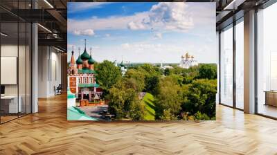 View of old church in Yaroslavl Wall mural