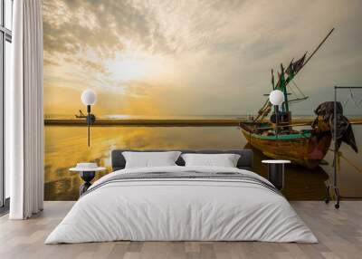 The quiet morning at the seaside.2 Wall mural