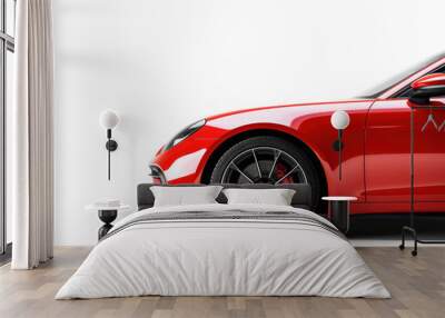 close up view of stylish modern car Wall mural