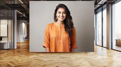 young indian woman wearing traditional kurti Wall mural