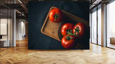 Tomatoes fresh vegetable Wall mural