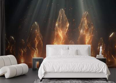 cosmic stone light energy 2 Wall mural