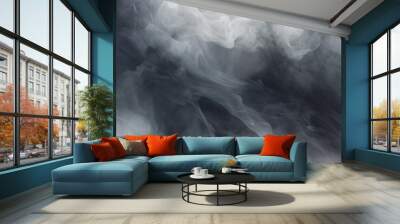 gray smoke, fog 10 Wall mural