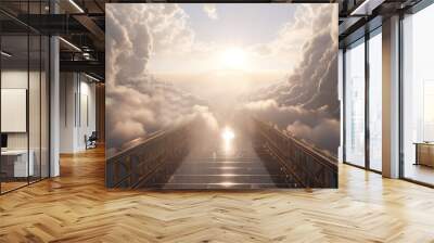 kingdom of heaven, sky, bridge 2 Wall mural