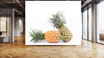  pineapple is  high vitamin C  fruit on white background healthy pineapple fruit food isolated
 Wall mural