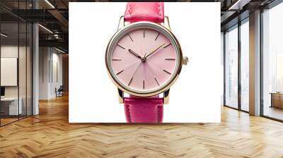 Vintage Pink Watch Wall mural