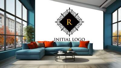 Royal Classic Shield Logo icon Wall mural