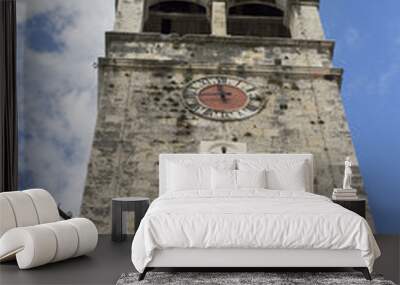 Old church tower in Trogir, Croatia Wall mural