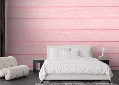 The Pink wood texture with natural patterns. Wall mural