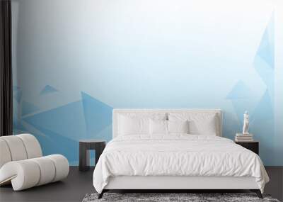 the abstract blue graphic for background content. Wall mural