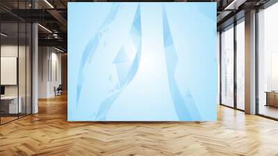 The abstract blue graphic for background content. Wall mural