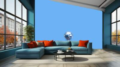 The earth in light bulb for ecological  or sci concept 3d rendering Wall mural