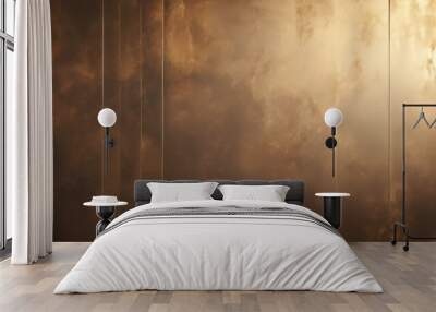 brown and gold background with some light Wall mural