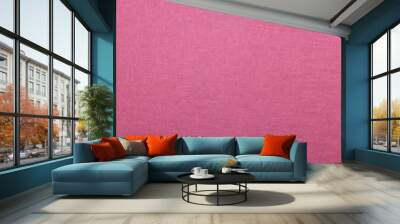 close-up of a pink fabric or material. Wall mural