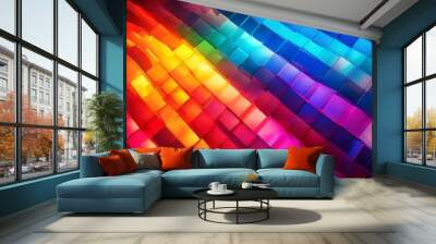 colorful abstract background Wall mural