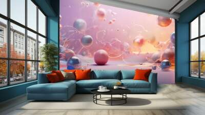 colorful balloons wallpapers Wall mural