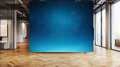 dark blue background with stars and bright light Wall mural