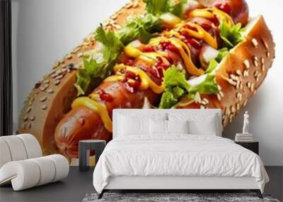 hot dog with let let let let let let let let let let let let let let let Wall mural