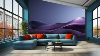 purple abstract background with blue Wall mural