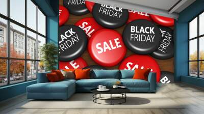 Black Friday Sale Wall mural