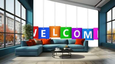 Welcome Sign Wall mural