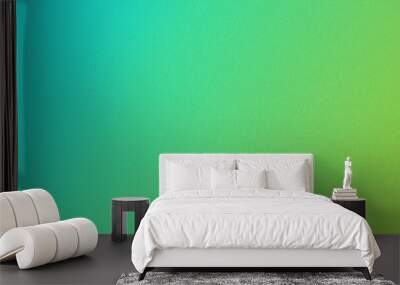 cerulean blue and green color noise gradient background. Wall mural