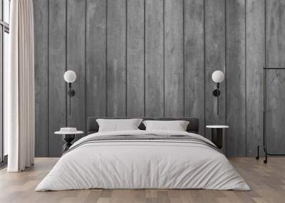 Gray wood texture. Abstract wood use as natural background surface with old natural pattern. Wall mural