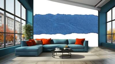 blue color flannel fabric burn  for text message Wall mural