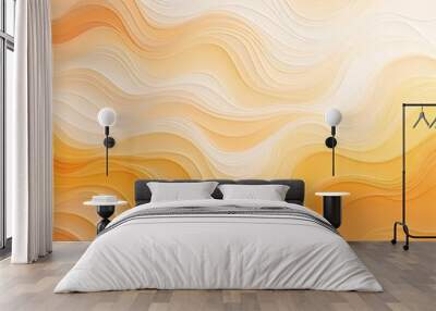 orange pattern Wall mural