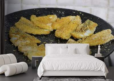 Bombil fry - Bombay duck fry.   Wall mural