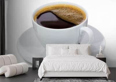 cup with black coffee Wall mural