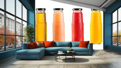 different bottles of juice Wall mural