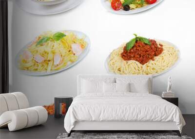 different pasta and spaghetti Wall mural