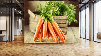 fresh carrots Wall mural