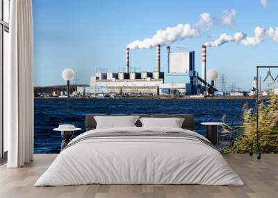 combined heat and power station Wall mural